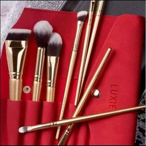 Luxie Glitter and Gold Brush set